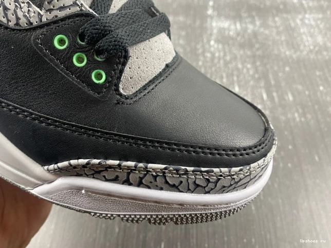 CT8532-031  3 Air Glow” “Green Jordan 1208